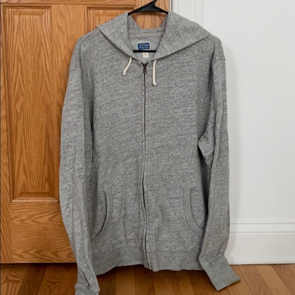 Jcrew men’s hoodie zip up XL